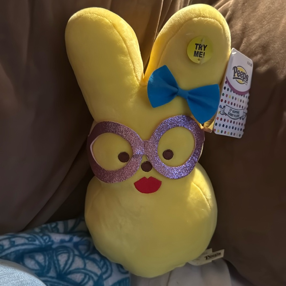 Peeps 12” Hopping Bunny Plush